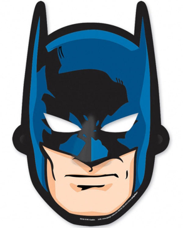 Batman Paper Masks Pack of 8