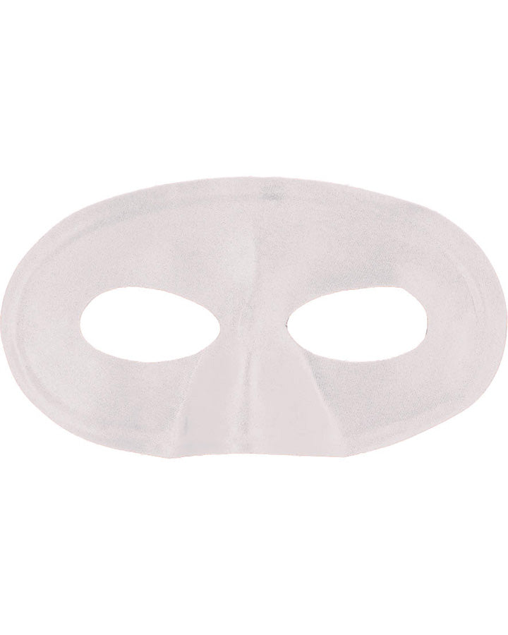White Half Mask