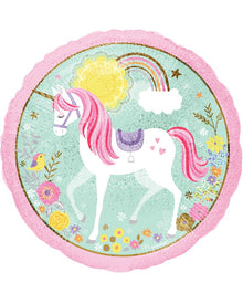 Magical Unicorn Standard Foil Balloon 45cm