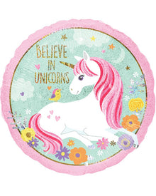 Magical Unicorn Standard Foil Balloon 45cm