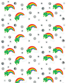 St Patricks Day Foil and Paper Confetti