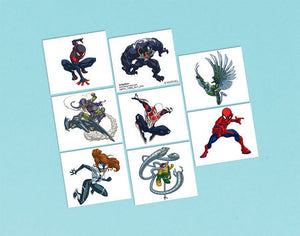 Spider-Man Webbed Wonder Tattoos Pack of 8