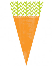 Carrot Shaped Treat Bags Pack of 15