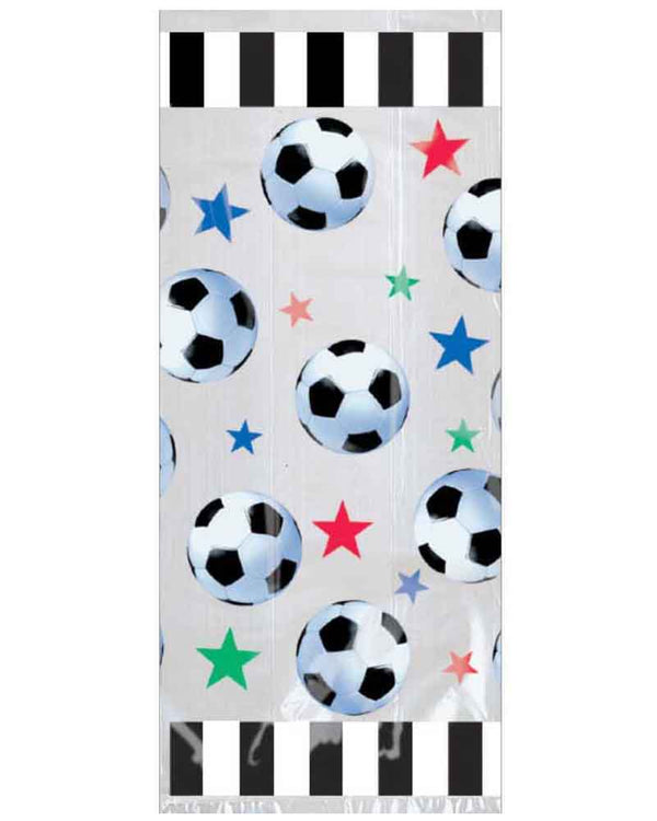 Soccer Fan Cello Party Bags Pack of 20