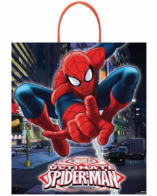 Marvel Spiderman Deluxe Plastic Lolly Bag