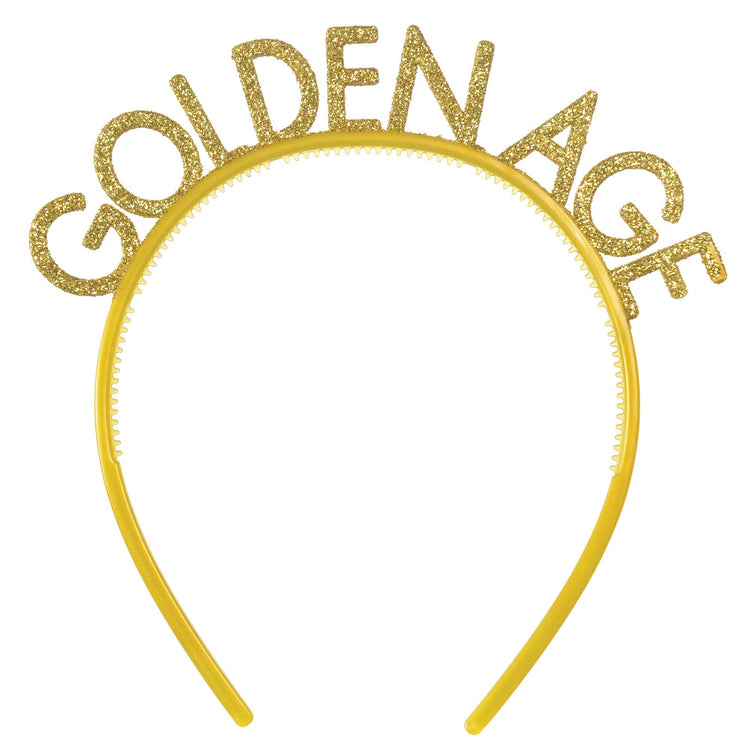Over The Hill Golden Age Headbands Glittered Pack of 6