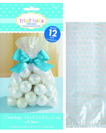 Baby Shower Blue Cello Treat Bag Pack of 12