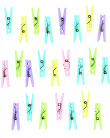 Baby Shower Clothespin Party Favours Pack of 24