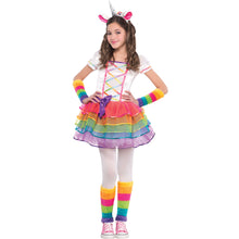 Rainbow Unicorn Girls Costume 3-4 Years