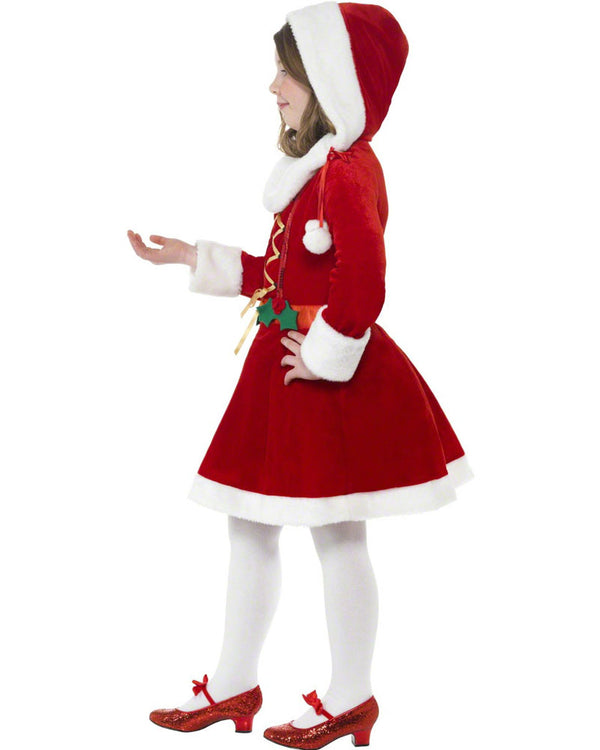Little Miss Santa Girls Christmas Costume