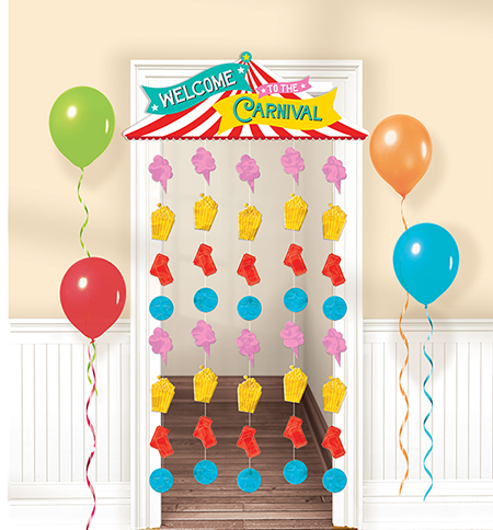 Carnival Games Welcome to the Carnival Door Curtain