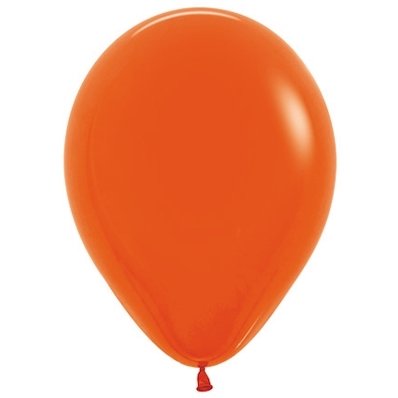 Sempertex 30cm Fashion Orange Latex Balloons 061 - 50PK