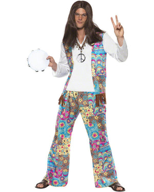 60s Groovy Hippie Shake Mens Costume