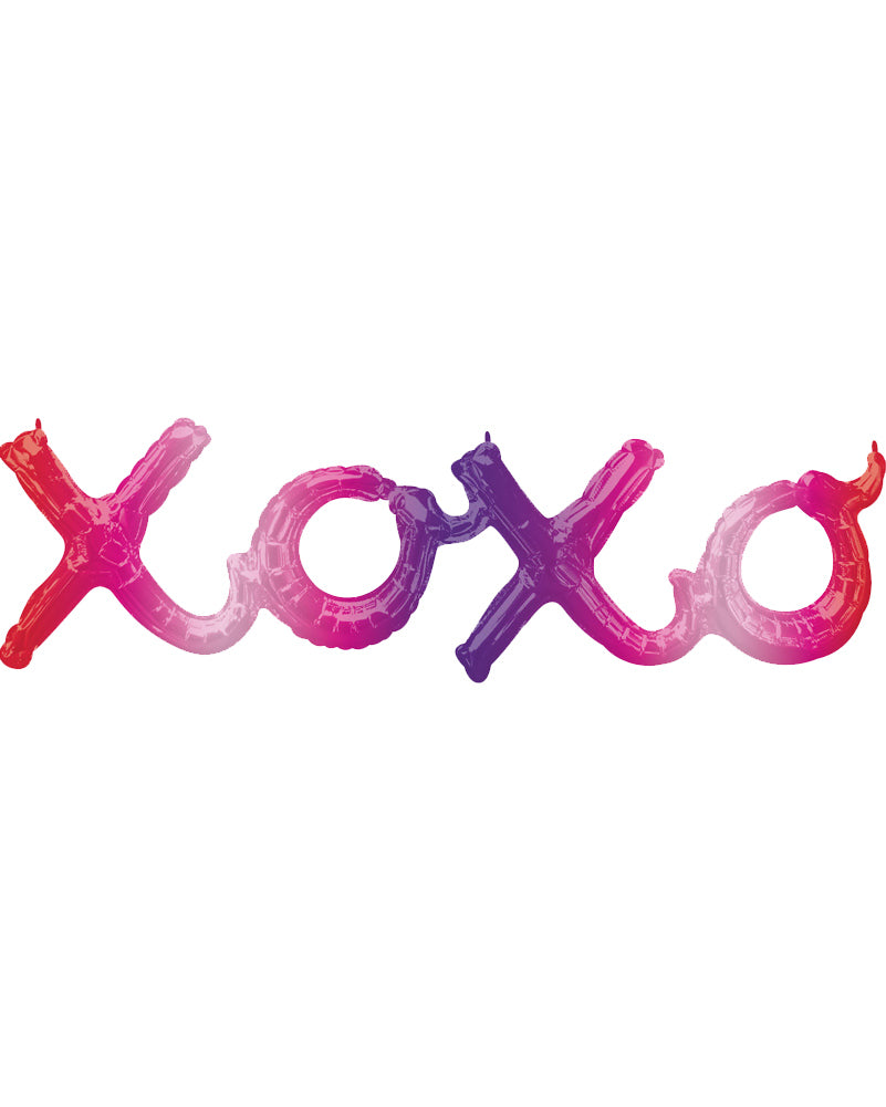 XOXO Ombre Phrase Balloon 68cm