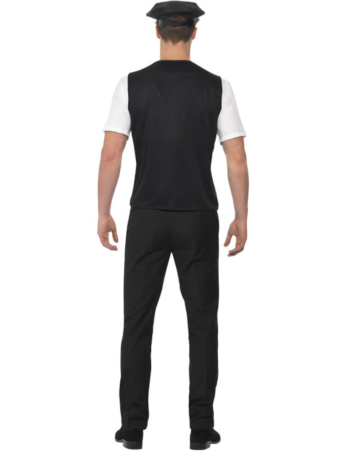 Policeman Hat Handcuffs and Vest with attached Shirt Accessory Set