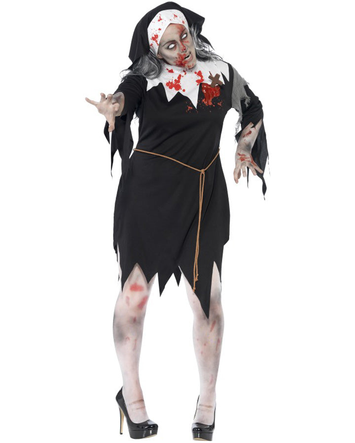 Zombie Bloody Mary Womens Plus Size Costume
