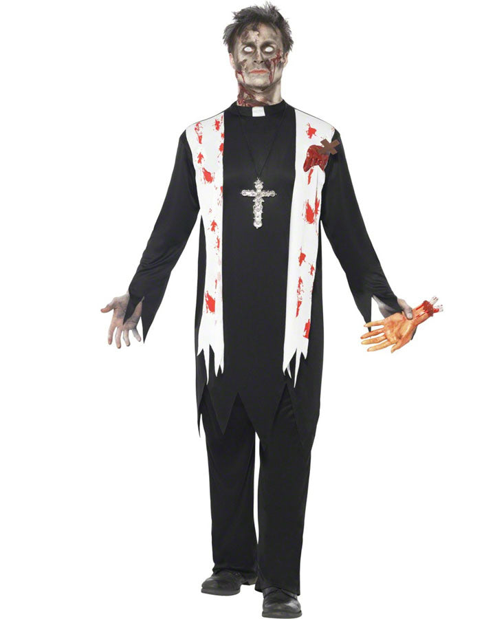 Zombie Priest Mens Costume