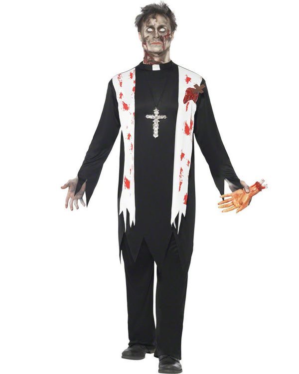 Zombie Priest Mens Costume