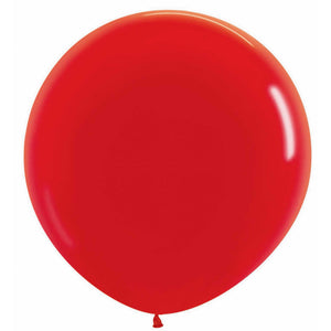 Sempertex 60cm Fashion Red Latex Balloons 015 3PK Pack of 3