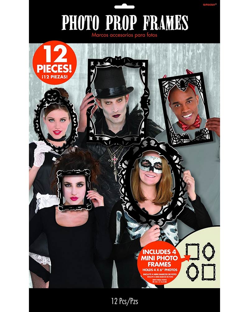 Photo Booth Gothic Frame Props Pack of 12