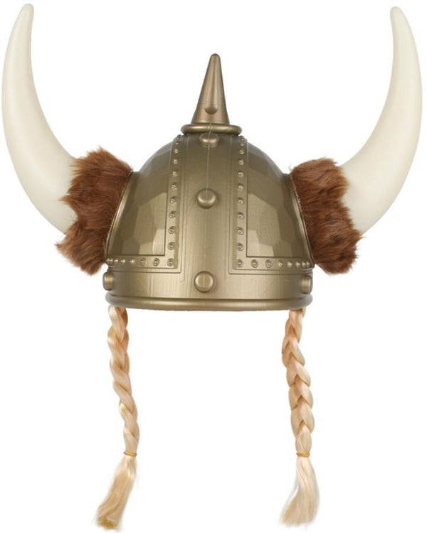 Viking Helmet with Plaits