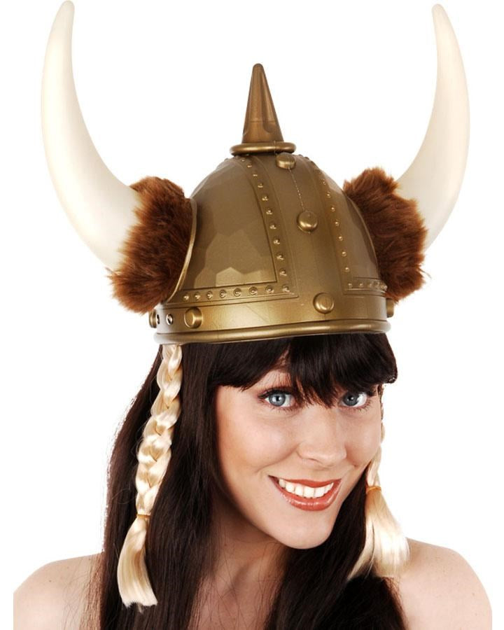 Viking Helmet with Plaits