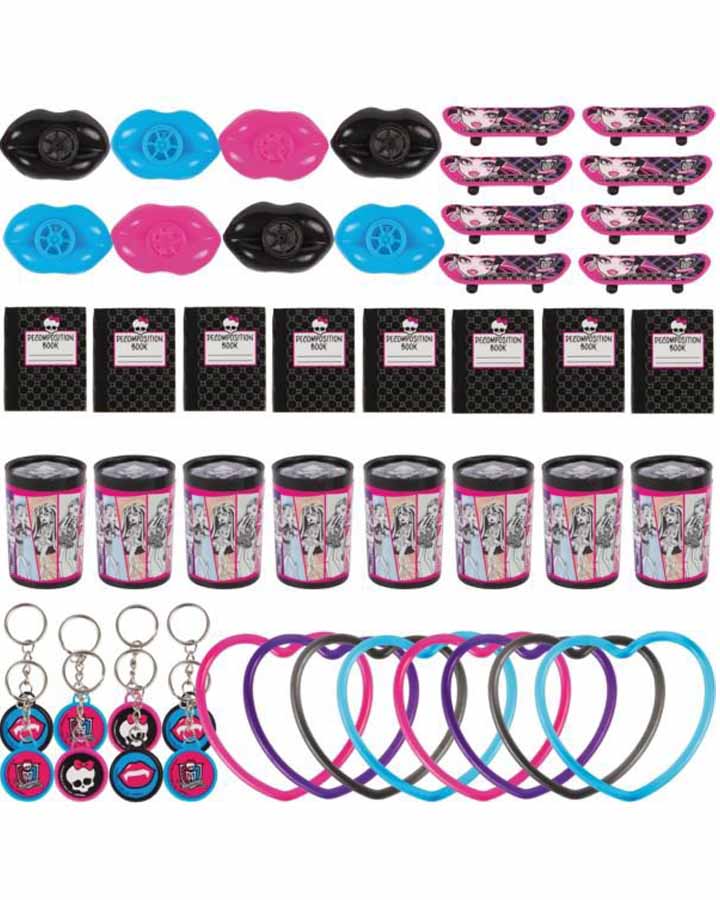 Monster High Favours Pack of 48 for 8