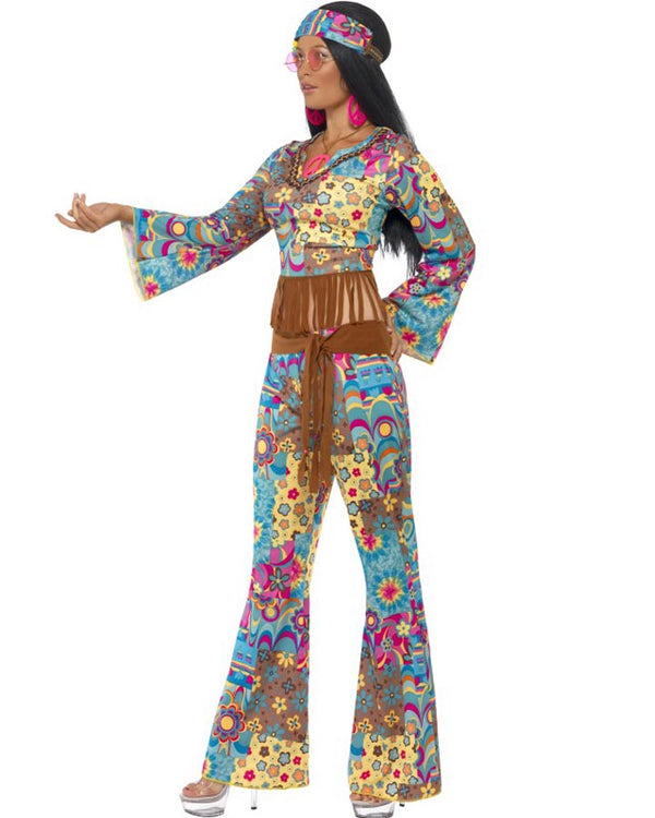 60s Hippie Flower Power Womens Costume