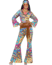 60s Hippie Flower Power Womens Costume