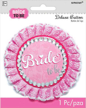 Elegant Bride to Be Deluxe Button