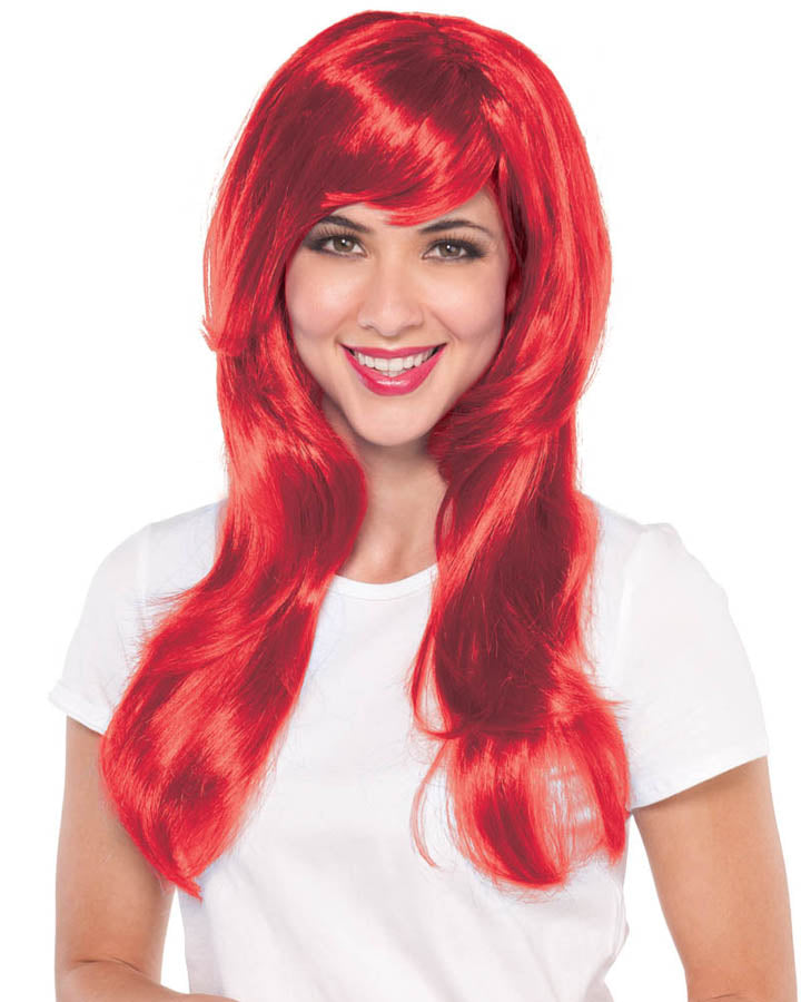 Glamorous Long Red Wig