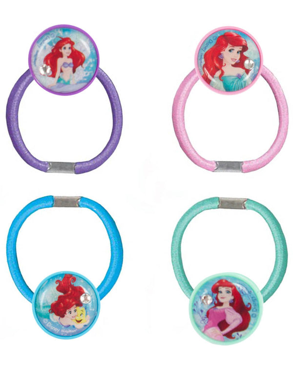 Disney Ariel Dream Big Hair Tie Favours Pack of 4