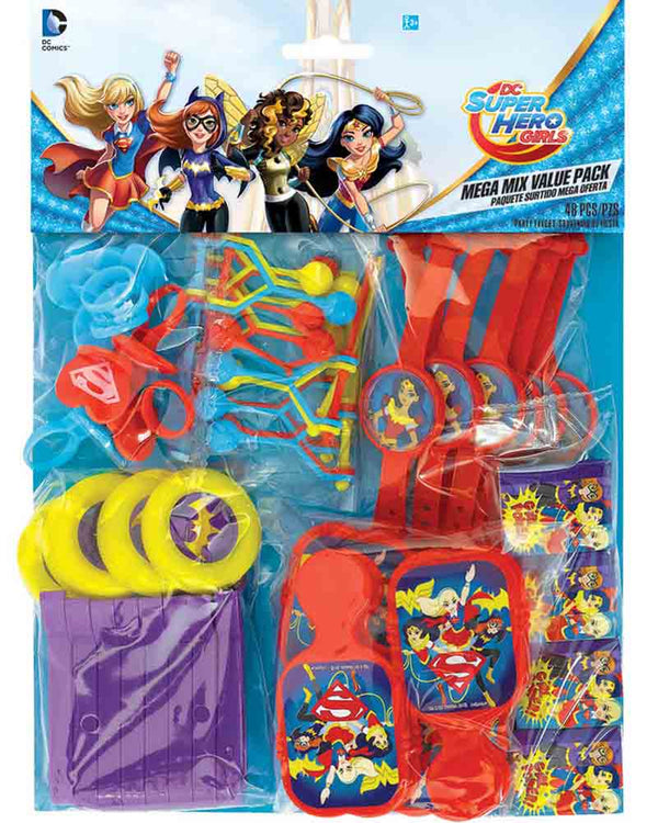 DC Super Hero Girls Party Favour Mega Mix Pack of 48 for 8