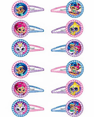Shimmer and Shine Barrette Favors Pack of 12