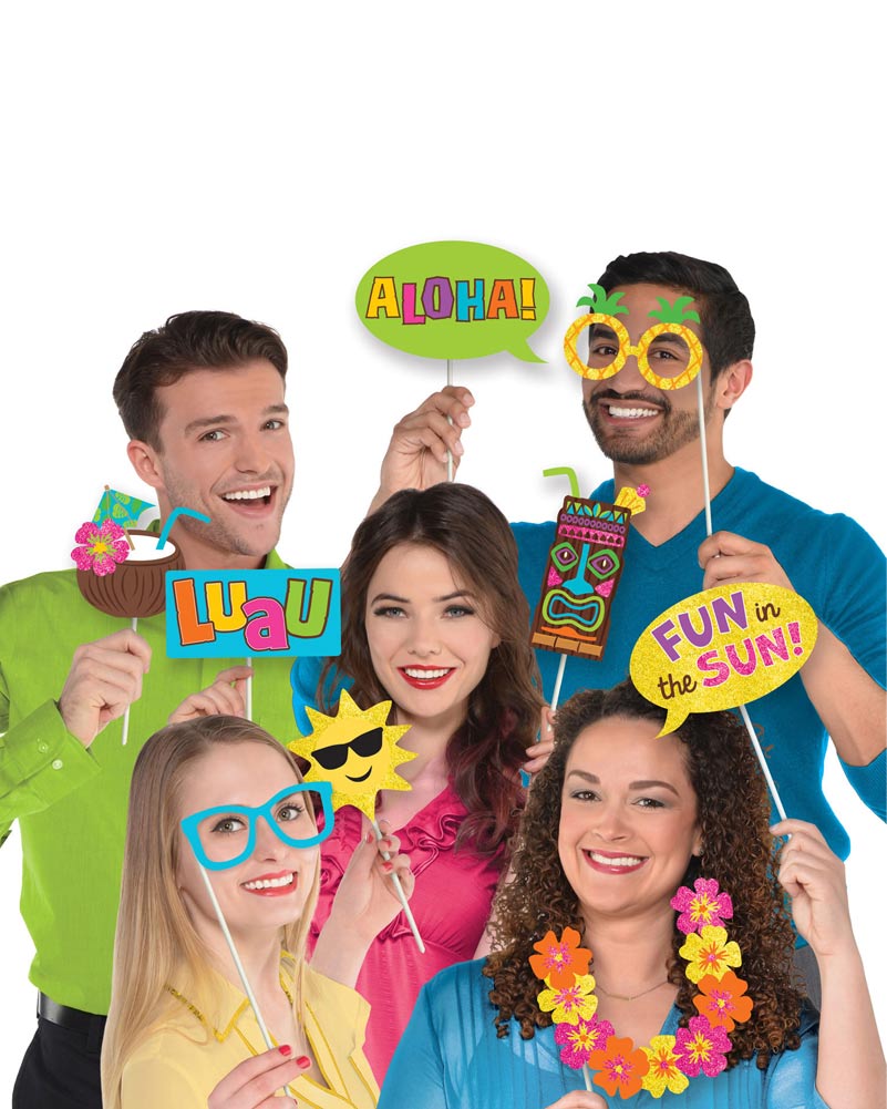 Summer Luau Photo Prop Kit