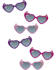 Magical Unicorn Glitter Glasses Pack of 6