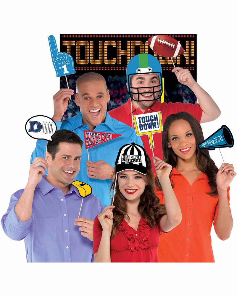 Football Photobooth and Props Pack of 14