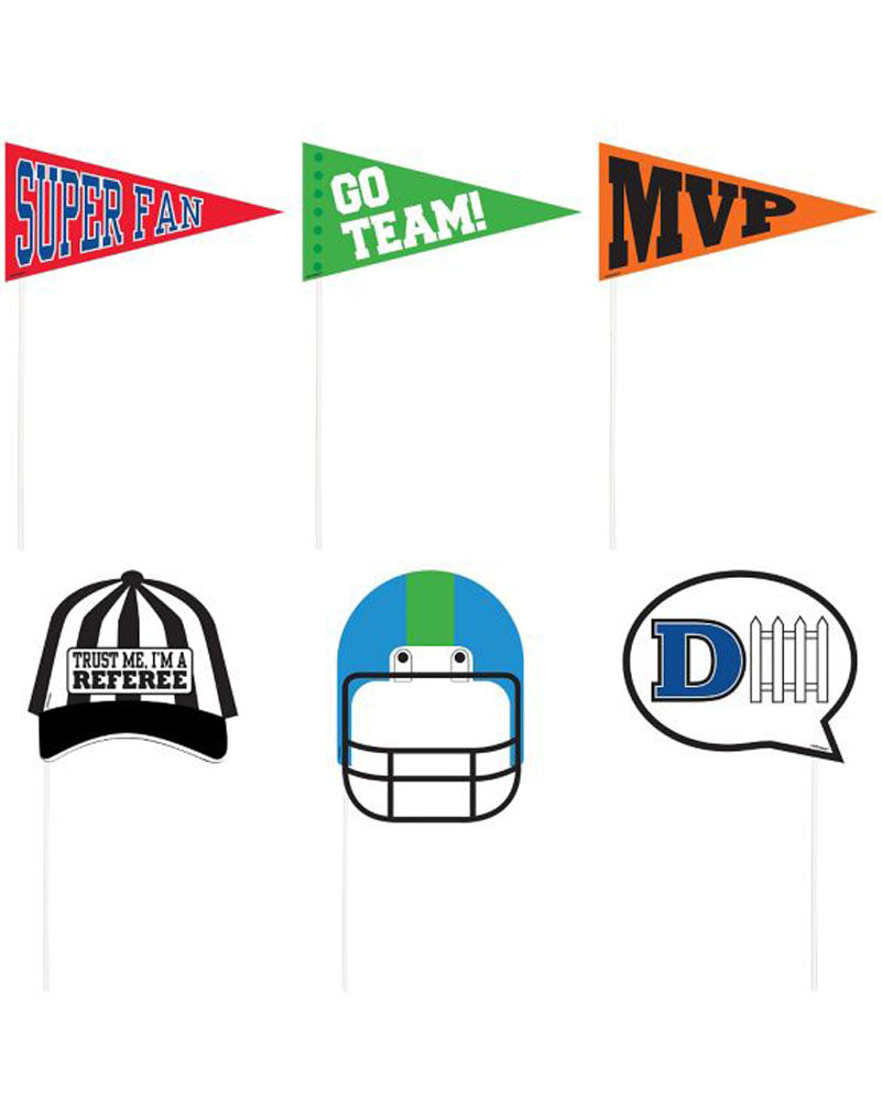 Football Photobooth and Props Pack of 14