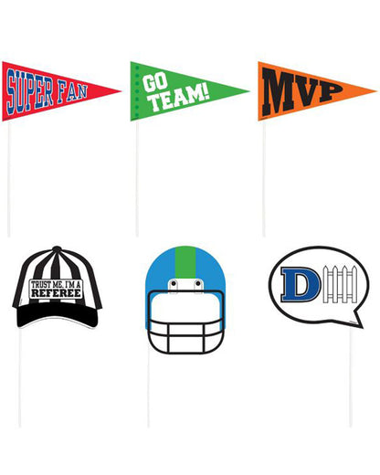 Football Photobooth and Props Pack of 14
