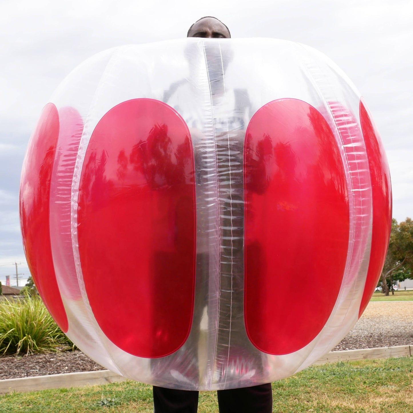 Red Adult Inflatable Bubble Soccer Ball