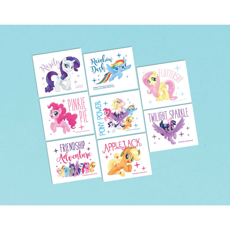 My Little Pony Adventures Tattoos Pack of 8
