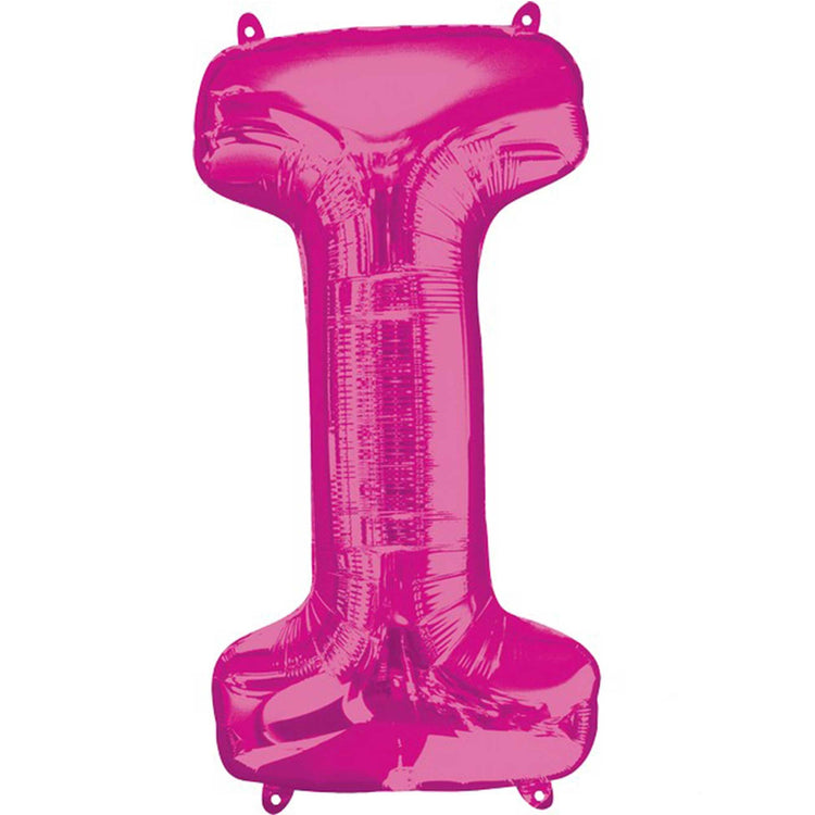 SuperShape Letter I Pink Balloon