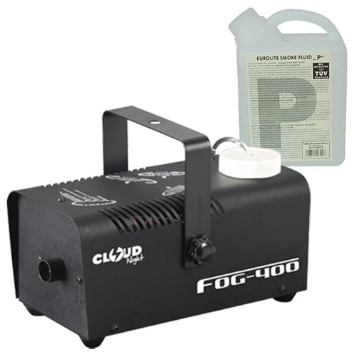 DL 400w Smoke Machine with Wired Remote and 1L Smoke Liquid for Home P
