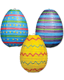 Easter Egg Paper Lanterns Set of 3