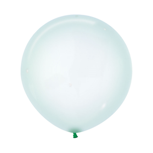 Sempertex 60cm Crystal Pastel Green Latex Balloons 331 3PK Pack of 3