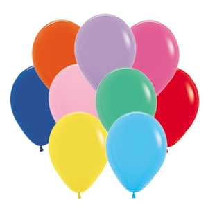 Sempertex 30cm Fashion Assorted Latex Balloons, 25PK Pack of 25