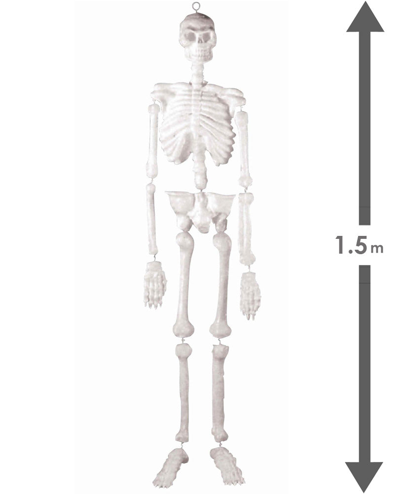 Giant Skeleton Hanging Halloween Prop 1.5m