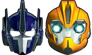 Transformers Paper Masks Pack of 8