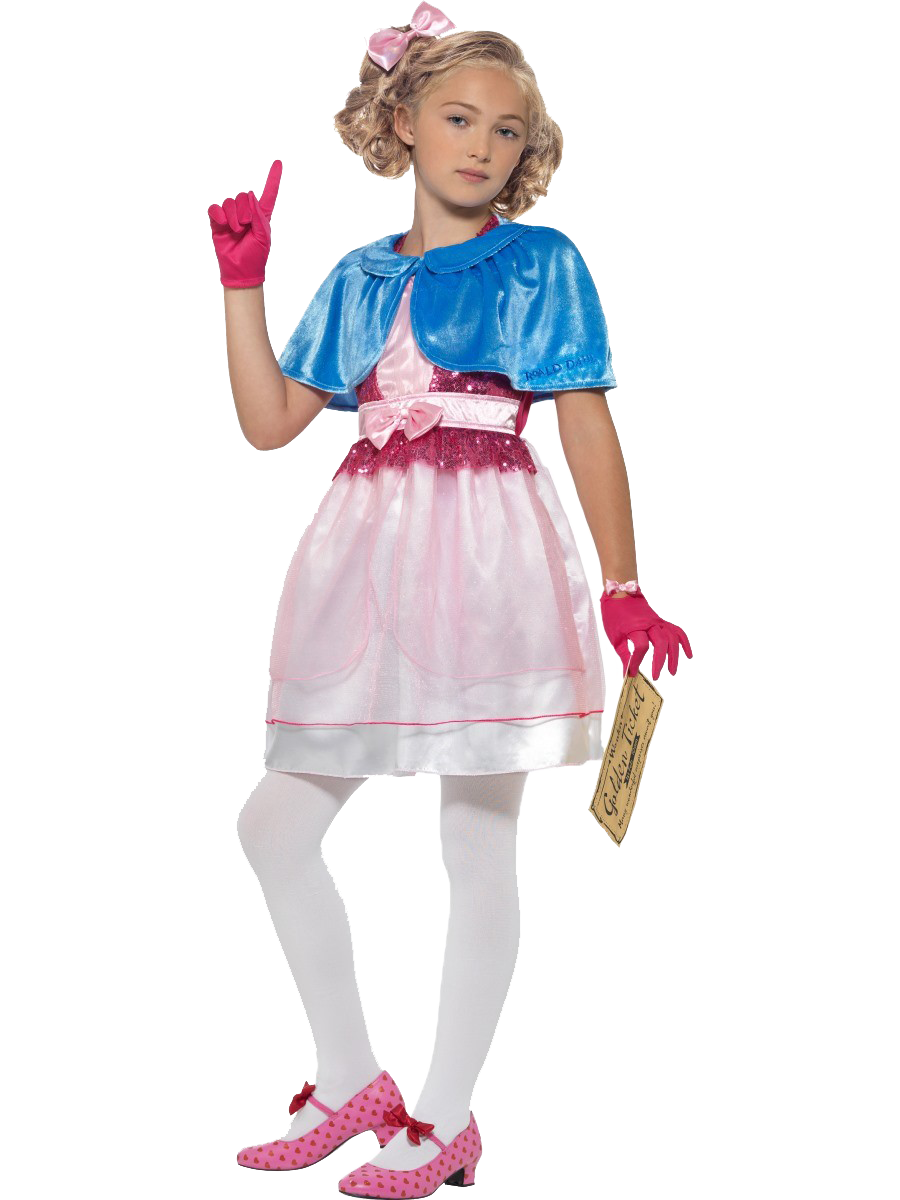 Roald Dahl Deluxe Veruca Salt Kids Costume