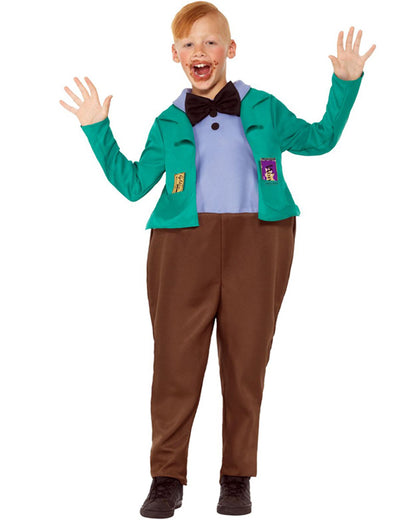 Roald Dahl Augustus Gloop Deluxe Boys Costume